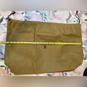(Mgm12) Vintage Louis Vuitton dustbag with draw strings